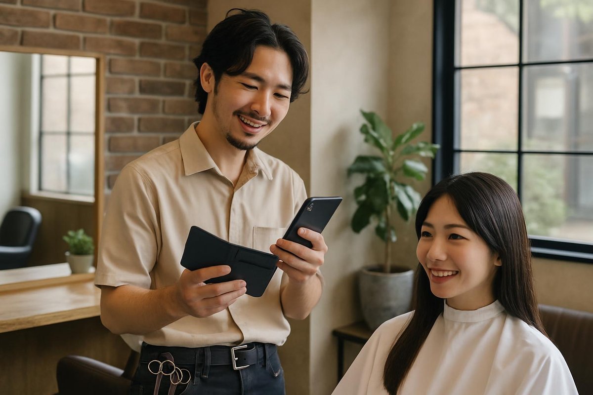 成功事例：『Beauty Wallet』を活用した美容師の実例のイメージ画像
