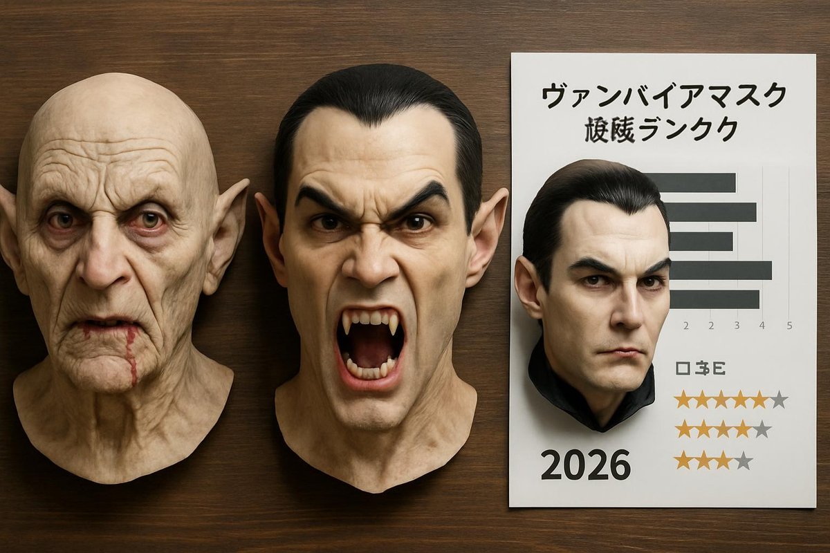 ヴァンパイアマスクの選び方ポイントのイメージ画像