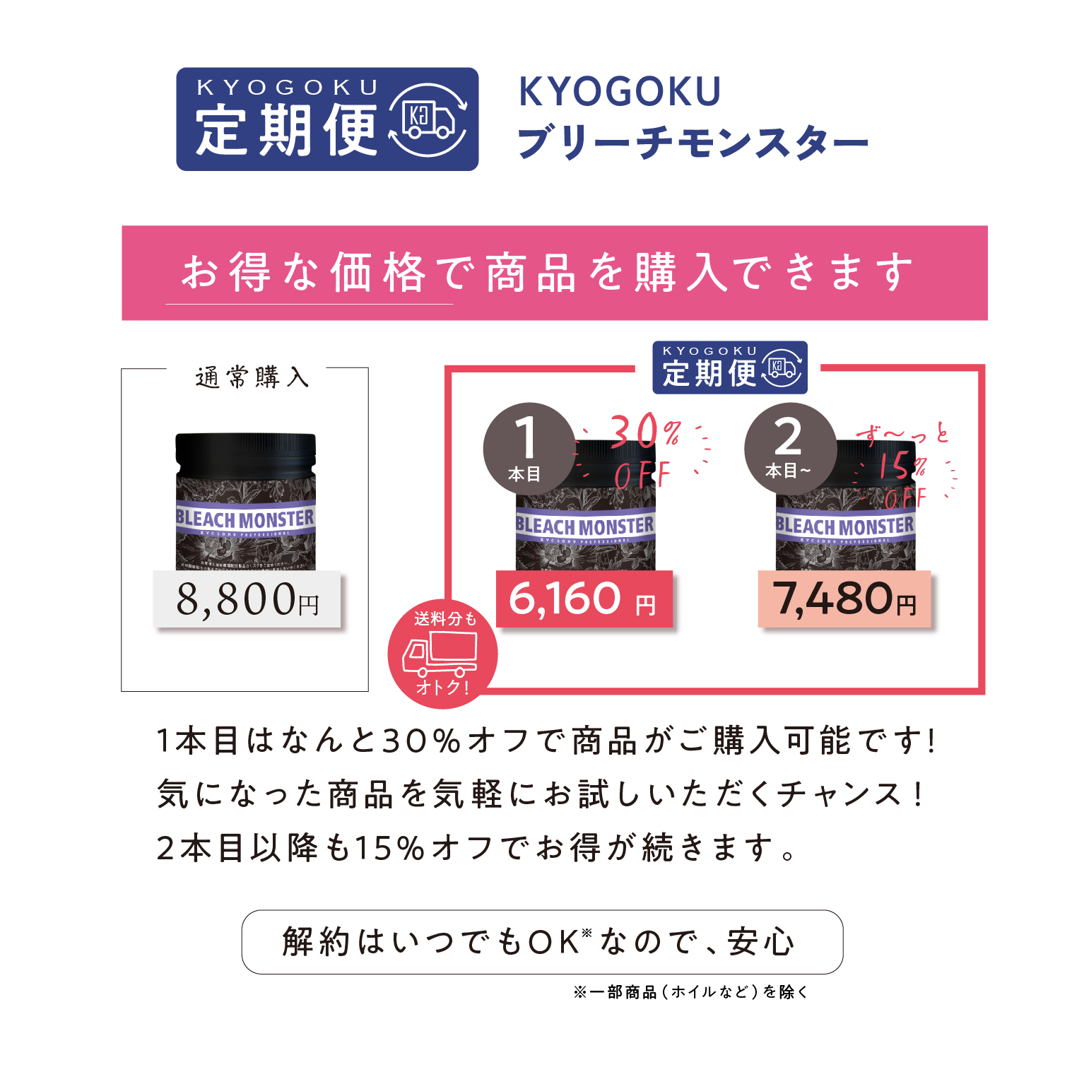 Kyogoku Professional / KYOGOKU ブリーチモンスター お得なお届け便