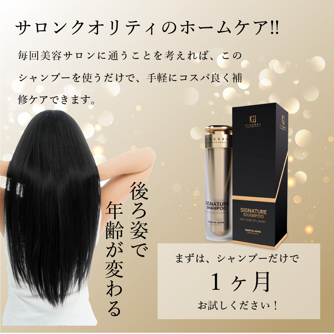 Kyogoku Professional / KYOGOKUシグネチャーシャンプー120ml 天然由来