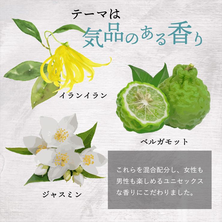 ピンクパープルカラーシャンプーの香り