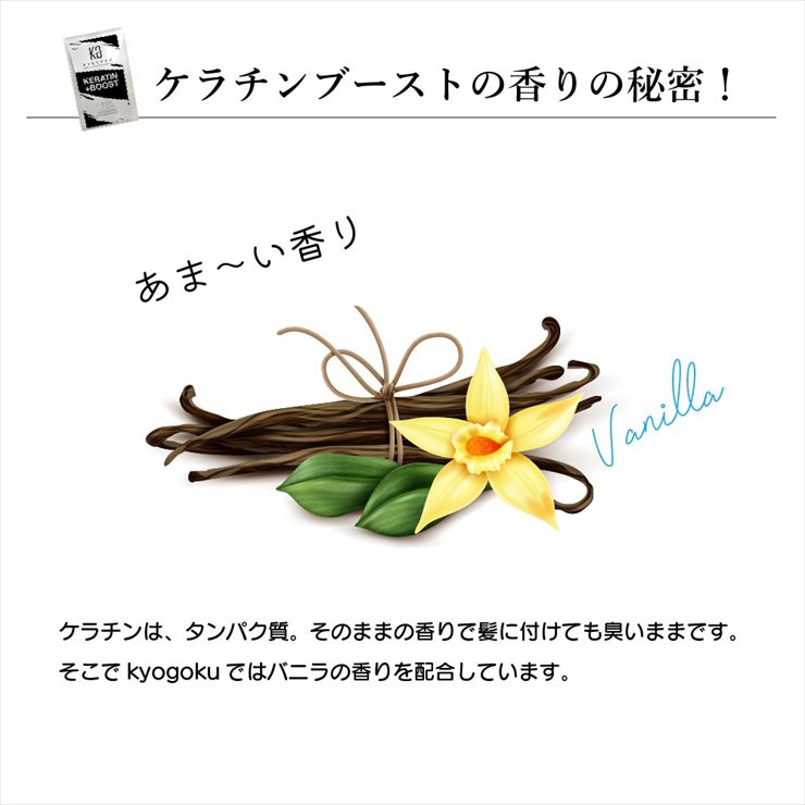KYOGOKU ケラチンブースト バニラの香り