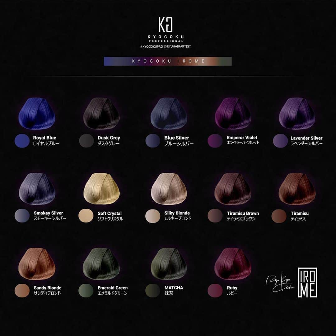 Kyogoku Iromeヘアカラー マット系カラーの実験