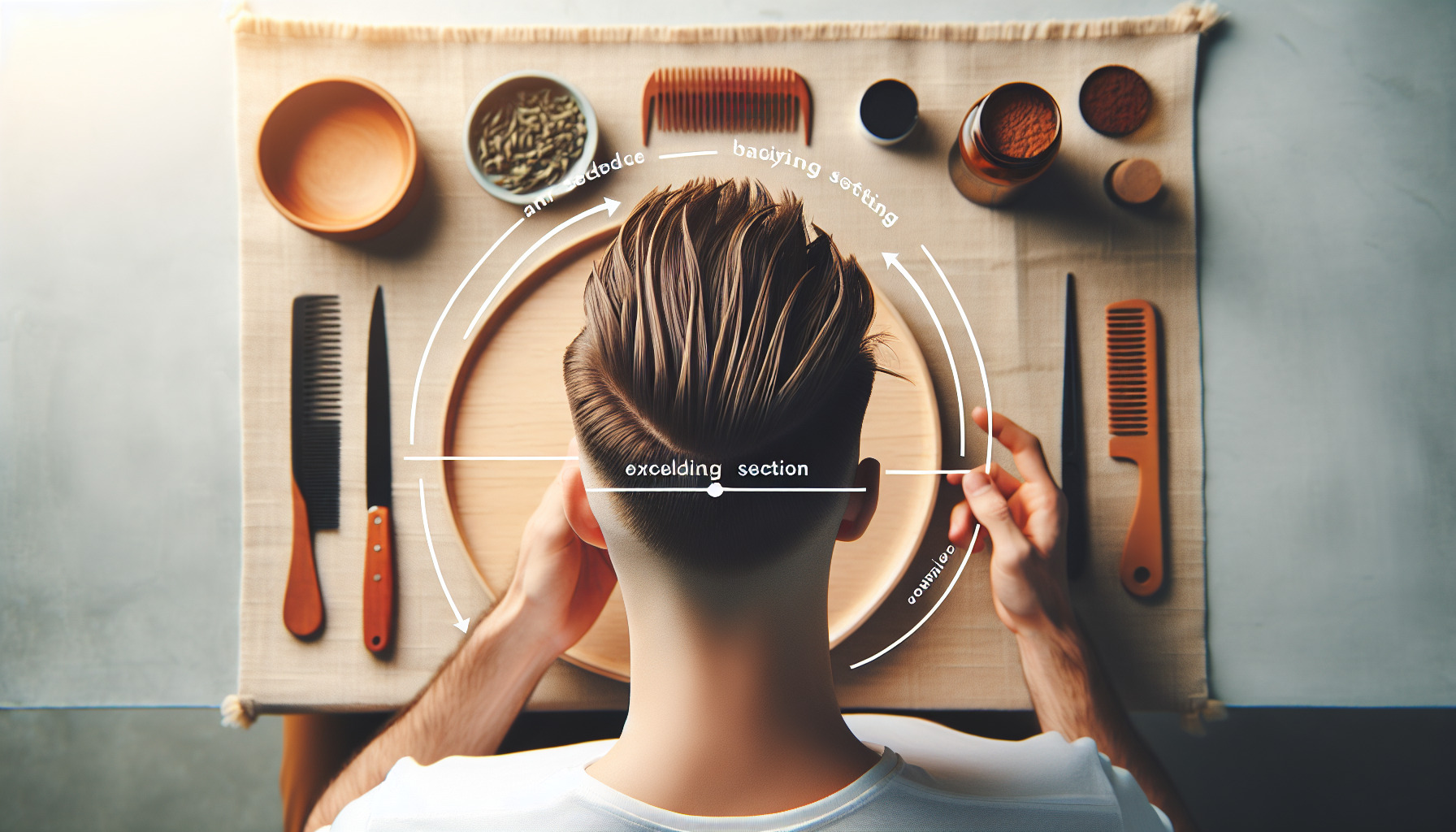 モヒカンのセット方法とヘアケアの基本のイメージ画像